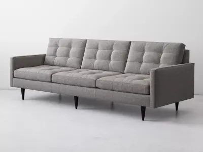 Petrie 3 Seater Sofa 3D model