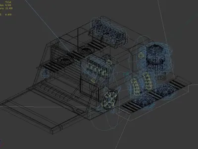 Spaceship - Gennacu 3D model