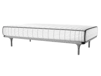 Premiere Ottoman 3D model