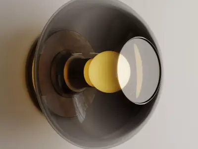 Molten Sconce  Low-poly 3D model