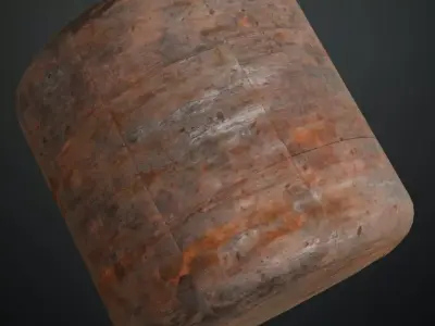Extreme Rusty Industrial Metal Plates PBR Seamless Texture