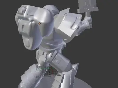 Galactic Paladin Assault Commander 3D Print 3D print model