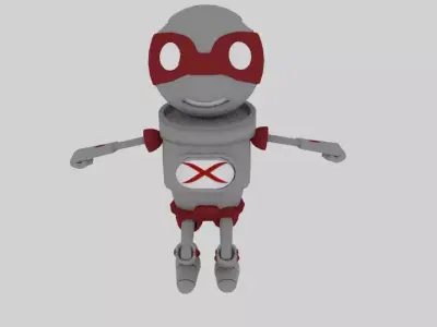 Exoman robot 3D model
