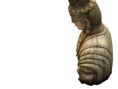 Game Model - Kasai Buddha Traces Forest statue 02 3D model