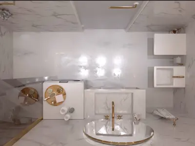 BATHROOM 3D model 37