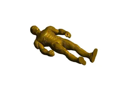 Ironman stl silver man 3D model