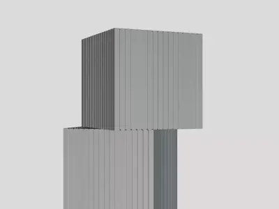 Box Brand Display - Geometry Only No Textures No Materials 3D model