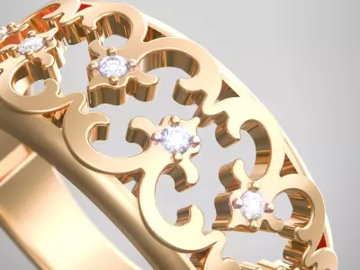 Finger Rings collection printable 3D print model order