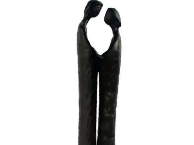 Faith Couple Figurine 3D model