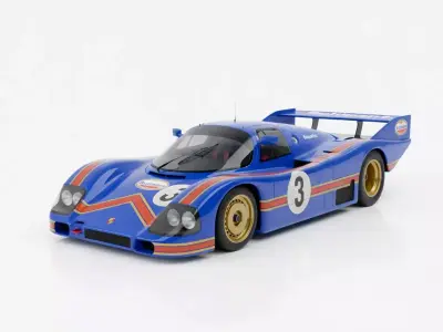 Porsche 962 Group C Endurance Racer Low-poly 3D model