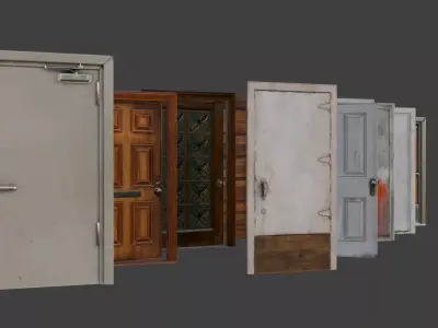 Doors asset pack  3D model
