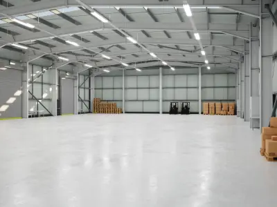 Warehouse Interior 2b Low-poly 3D model