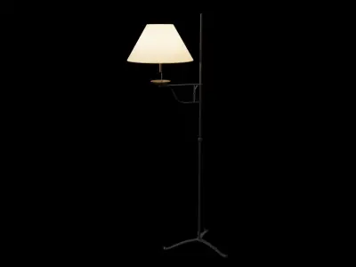 Metal Floor Lamp 3D model