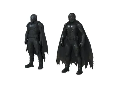 Suit Armor Superhero Knight Character 3D Model 3D model