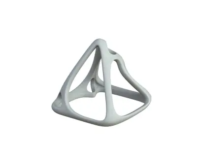 SciFi Cube Object No 58375 Low Poly Shape Low-poly 3D model