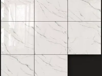 ABK Sensi Wide Statuario Ultra 1200x1200 3D model