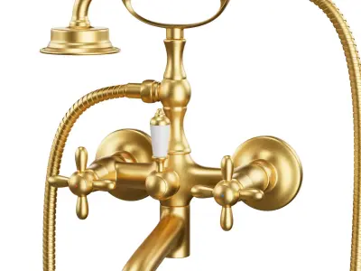 Set of Classic Wonzon Woghand Faucets 3D model