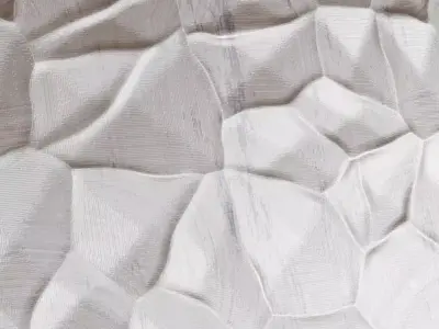 White Metal Hammered PBR Seamless Texture