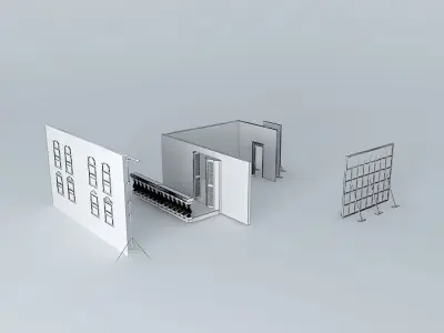 Film set house 3D model