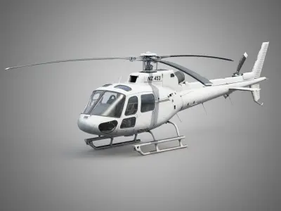  Eurocopter H125 Generic White 