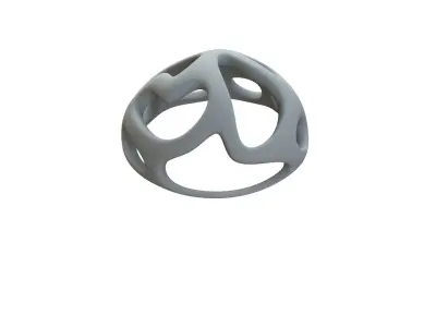 SciFi Cube Object No 44574 Low Poly Shape Low-poly 3D model