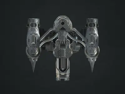 Tech Heavy Pro Kit - 400 plus 2d and 3d Elements 3D model