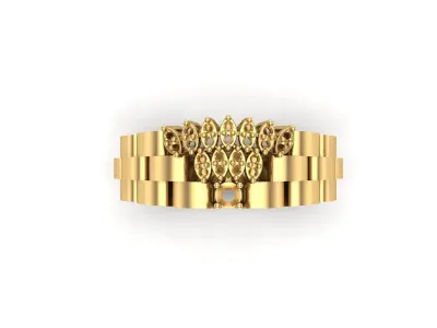 Jewelry ring 444 3D print model