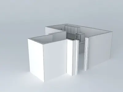 Kitchen interior Free 3D model