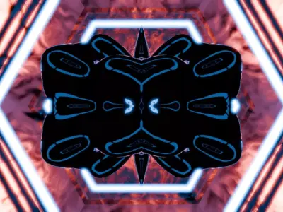 Abstract Alien Animation 3D model