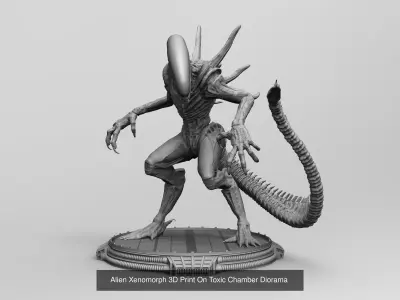 Alien Xenomorph 3D Print Collection  3D Model Pack