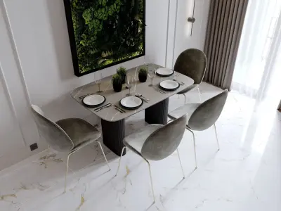 Kitchen scene 3D model