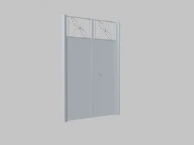 Old Iraqi door 3D model