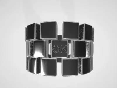 Calvin Klein Womens GEOMETRIC Collection Ring Low-poly 3D model