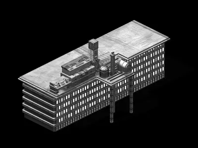 Future World - Residential Area 05 3D model