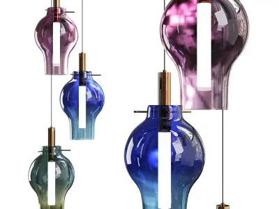 LIKE MULTICOLOR Low-poly 3D model