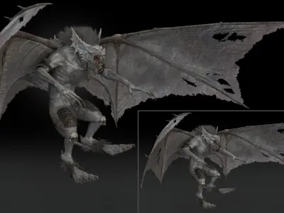 Embermoon Rigged Game Ready Low-poly 3D model