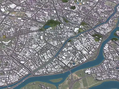 Dongguan Low-poly 3D model