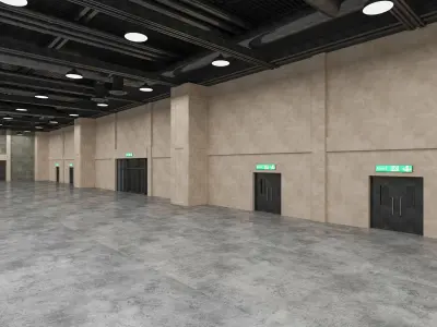 Fair Exposition Center 3D model