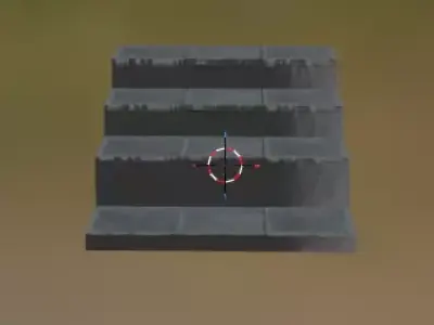 Rock stairs Free 3D model