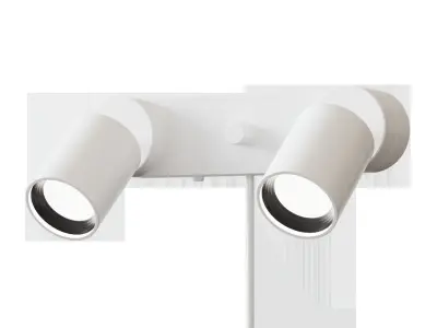 NIMONE Wall sconce double white 3D model