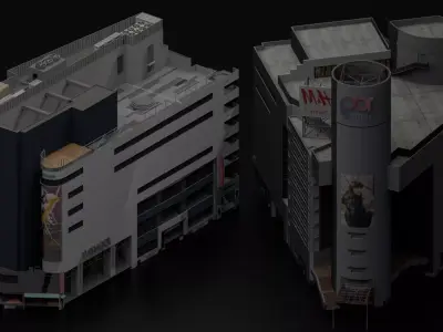  Shibuya Tokyo Japan Free low-poly 3D model