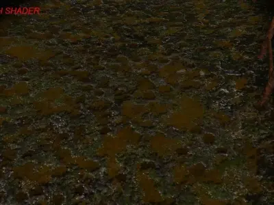 Dirty Sewer  Low-poly 3D model