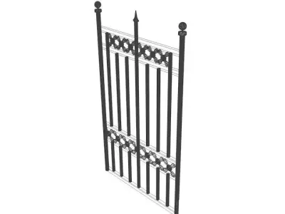 Steel Gate Type 5 3D model