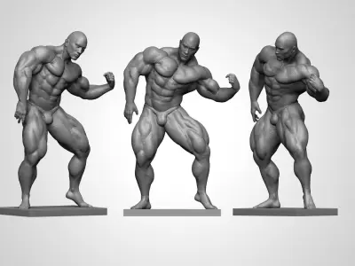 Body Builder Statue 3D print model