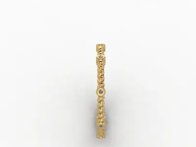 Ring - Gold - Silver 3D print model