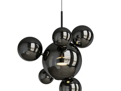 Pendant lamp Giopato and Coombes 06 Bubble smoky 3D model