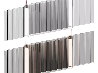 Fiam Italia SIPARIO Hanging lamp 3D model