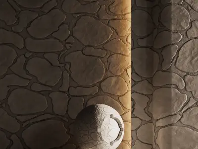 H94 Stone Field - PBR - 4K - Seamless Texture