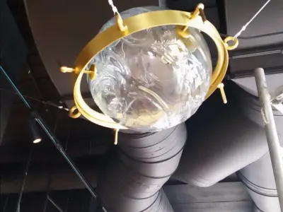 AA glass pendant SKU 25576 by Pikartlights Free 3D model