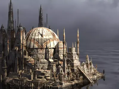 Islamic Golden Age Ruins 2 3D model